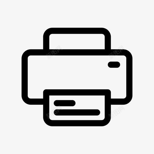 打印机机器打印机设备图标svg_新图网 https://ixintu.com 打印机 打印机机器 打印机设备 打印纸 机器
