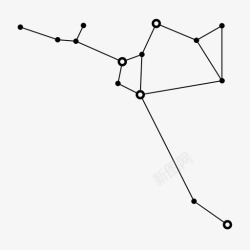 十二星座射手构图星座图标高清图片