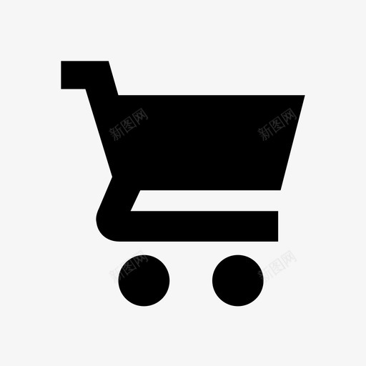 购物车购买商品图标svg_新图网 https://ixintu.com ui字形 商品 商店 购买 购物 购物车