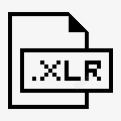 XLR卡侬卡侬卡侬文件扩展名格式图标高清图片
