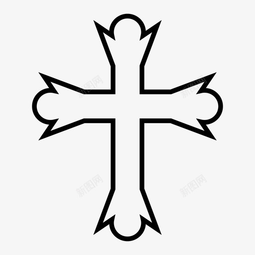 十字架基督上帝图标svg_新图网 https://ixintu.com 上帝 十字架 圣诞节 基督 宗教 耶稣