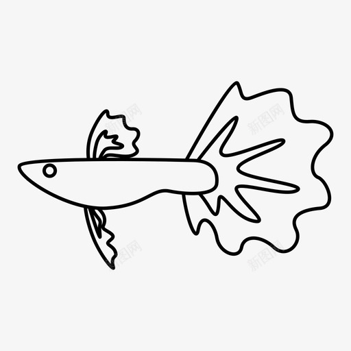 鱼食物海图标svg_新图网 https://ixintu.com 海 食物 鱼