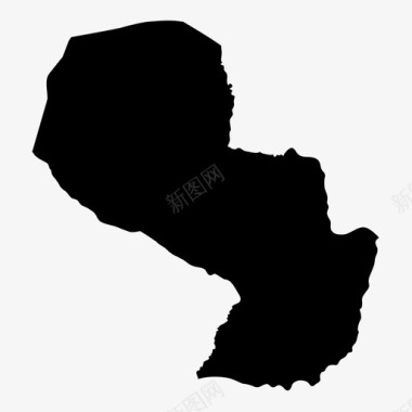 巴拉圭亚松森地理图标图标