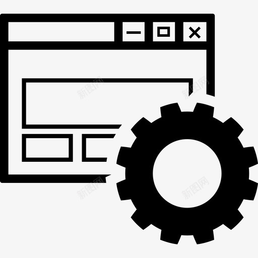 网站配置开发搜索引擎优化图标svg_新图网 https://ixintu.com 开发 搜索引擎优化 网站配置