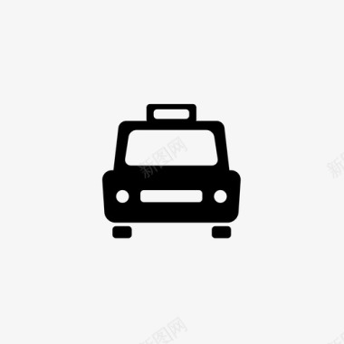 汽车出租车交通工具图标图标
