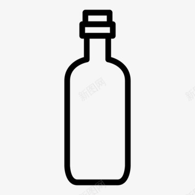 瓶子香水瓶子生产线图标图标