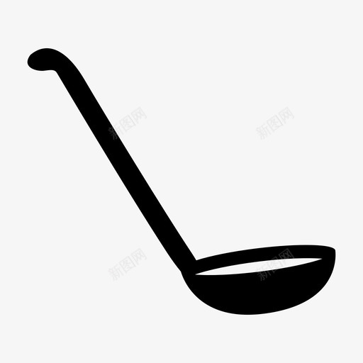 勺厨房用具汤图标svg_新图网 https://ixintu.com 勺 厨房和食物 厨房用具 汤