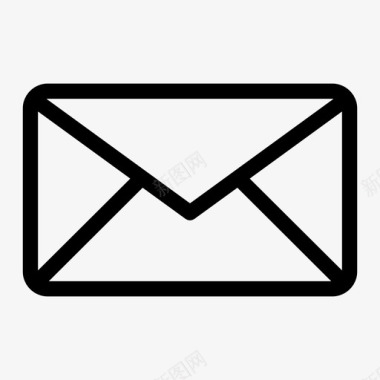封闭式邮件电子邮件信封图标图标
