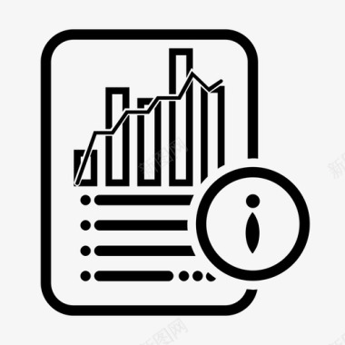 统计报表信息代数数据图标图标