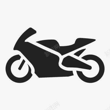 摩托车自行车轻便摩托车图标图标