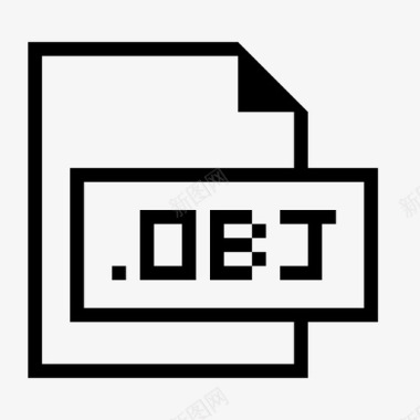 obj文件扩展名格式图标图标