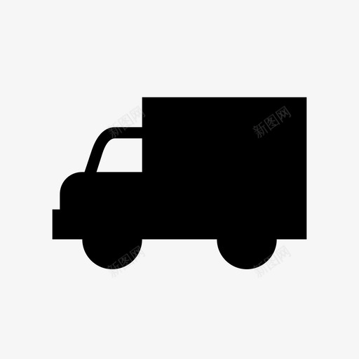 卡车箱式卡车车辆图标svg_新图网 https://ixintu.com 卡车 箱式卡车 起动机图标 车辆