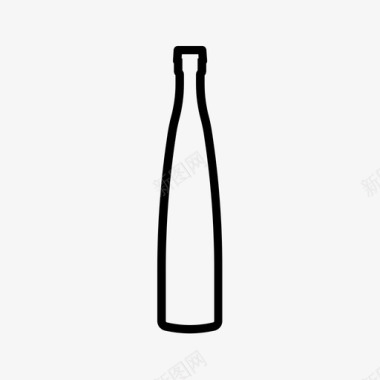 酒精瓶子香槟图标图标