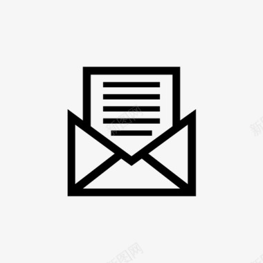 信件聊天邮件图标图标