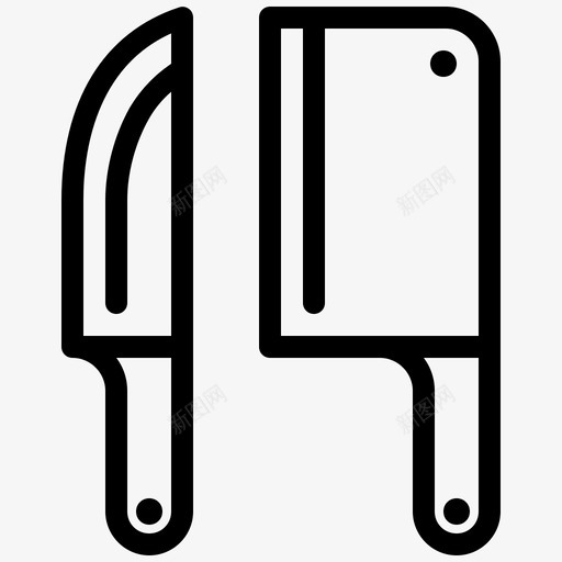 刀具设备厨房图标svg_新图网 https://ixintu.com 刀具 厨房 工具 设备 餐厅