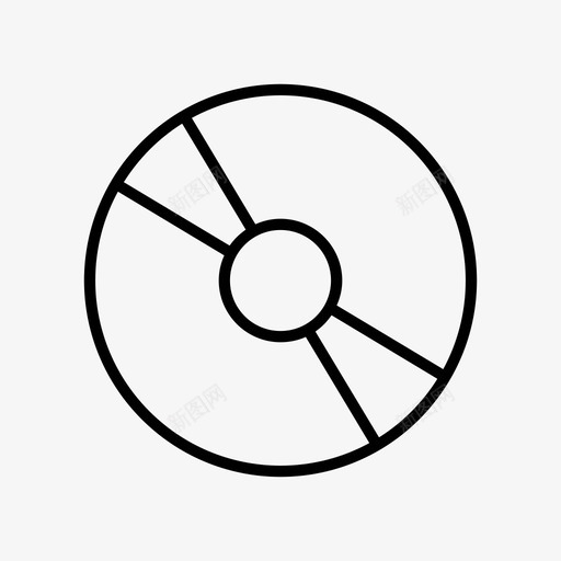 光盘驱动器dvd图标svg_新图网 https://ixintu.com dvd 光盘 媒体 驱动器