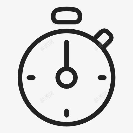 秒表时钟倒计时图标svg_新图网 https://ixintu.com 倒计时 手表 时钟 时间 秒表