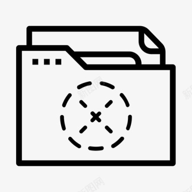 文件夹空白文档图标图标