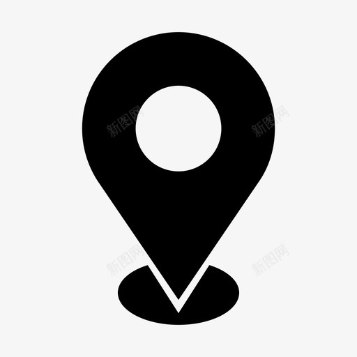位置定位器地图图标svg_新图网 https://ixintu.com pin ui 位置 地图 定位器
