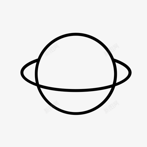 行星天文学土星图标svg_新图网 https://ixintu.com 土星 天文学 太空 太阳系 行星