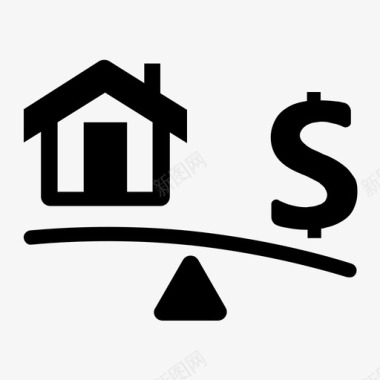 住房贷款债务金融图标图标