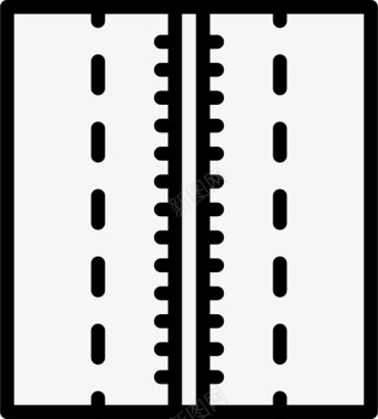 公路建筑城市图标图标