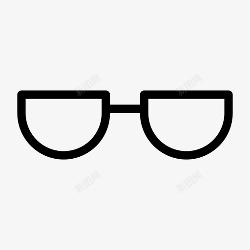 眼镜配饰和衣服图标svg_新图网 https://ixintu.com 眼镜 配饰和衣服
