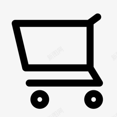 购物车杂货店基本用户界面图标图标