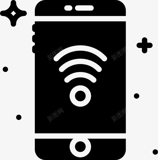 手机wifi手机wifi通信图标svg_新图网 https://ixintu.com smashicons移动功能稳定 功能 手机wifi 移动 通信