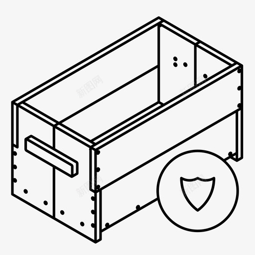 工具箱交货订单安全图标svg_新图网 https://ixintu.com 交货 保护订单 安全存储 工具箱 箱子 装运 订单安全