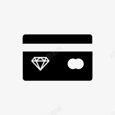 钻石信用卡余额信用卡图标图标