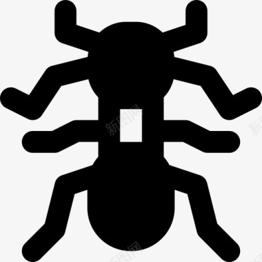 火蚁虫子昆虫图标图标