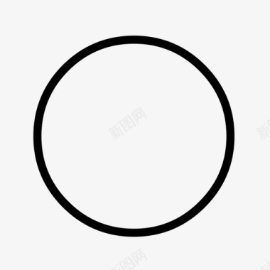 圆形按钮形状图标图标