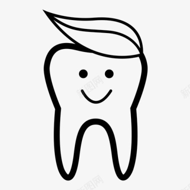 牙科护理舒适牙医图标图标