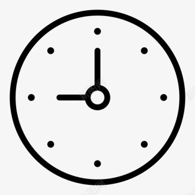时钟钟面时间图标图标