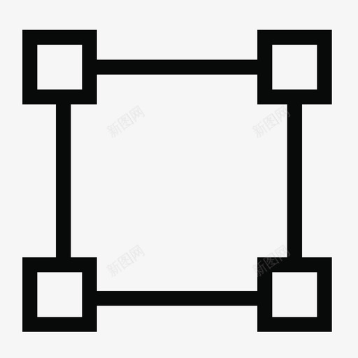 编辑形状矩形图标svg_新图网 https://ixintu.com 变换 形状生成器 矩形 编辑形状 设计