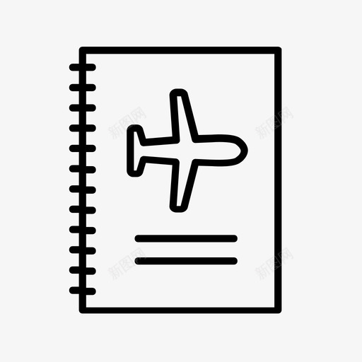 飞机手册飞机飞行图标svg_新图网 https://ixintu.com 机场 飞机 飞机手册 飞行