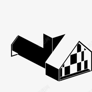 房子建筑房屋图标图标