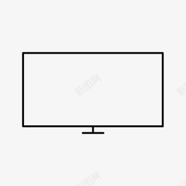 电视有线电视智能电视图标图标