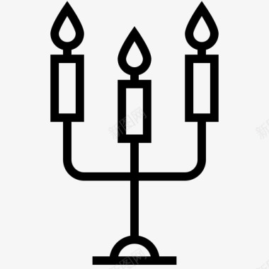 蜡烛四月复活节图标图标