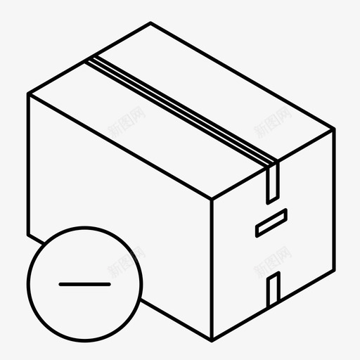 删除订单取消交货日期图标svg_新图网 https://ixintu.com 交货日期 仓库 删除订单 包裹 取消 箱子 装运箱