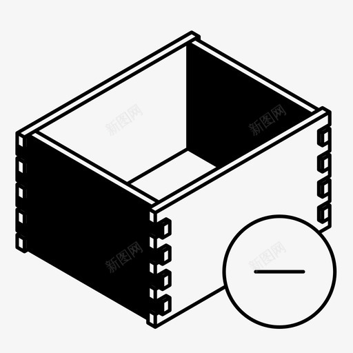 箱子移除归档删除图标svg_新图网 https://ixintu.com 删除 存储 归档 文件 箱子 箱子移除 订单