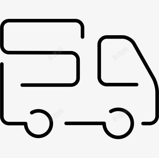 卡车超薄车辆运输物流超薄图标svg_新图网 https://ixintu.com 卡车超薄车辆 物流超薄 运输