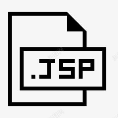 jsp文件扩展名格式图标图标