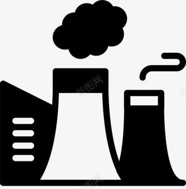 核电生态工业图标图标