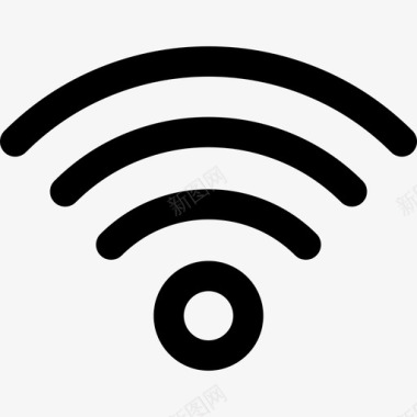 Wifi信号接口通用接口图标图标