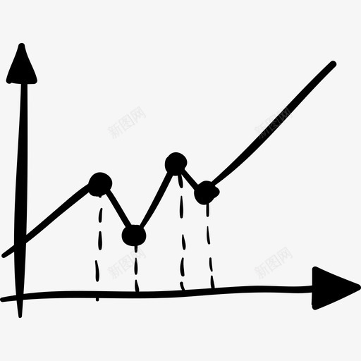 商业统计线图形素描社交媒体手绘图标svg_新图网 https://ixintu.com 商业统计线图形素描 社交媒体手绘