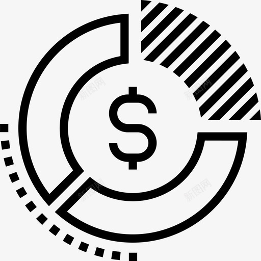 投资回报图表财务图标svg_新图网 https://ixintu.com 创业和新业务 图表 投资回报 管理 财务 资金