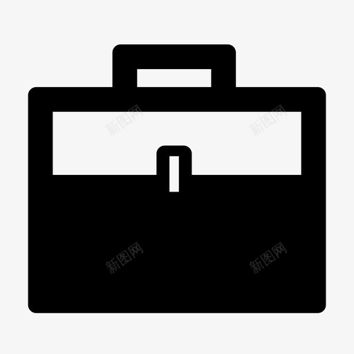 公文包商务商人图标svg_新图网 https://ixintu.com 公文包 商人 商务 配件和衣服