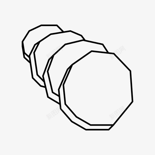 土豆烹饪土豆片图标svg_新图网 https://ixintu.com 土豆 土豆片 烹饪